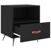 Schwarze Nachttische Muftah 40x35x47,5cm (2er-Set Holz)