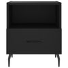 Schwarze Nachttische Lotita 40x35x47,5cm (2 Stück Holz)