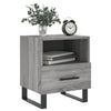 Nachtschrank Grau Toy 40x35x47,5cm (2 Stück Holz)