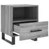Nachtschrank Grau Toy 40x35x47,5cm (2 Stück Holz)