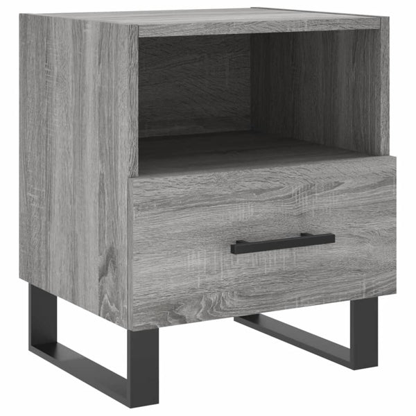 Nachtschrank Grau Toy 40x35x47,5cm (2 Stück Holz)