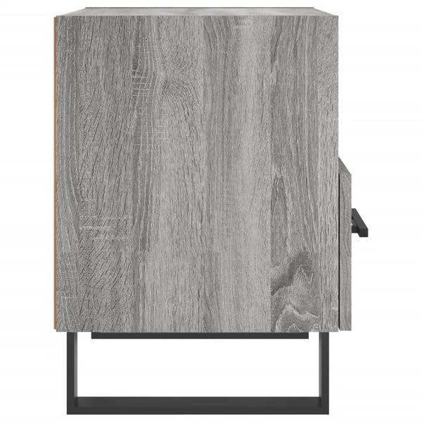 Nachtschrank Grau Toy 40x35x47,5cm (2 Stück Holz)