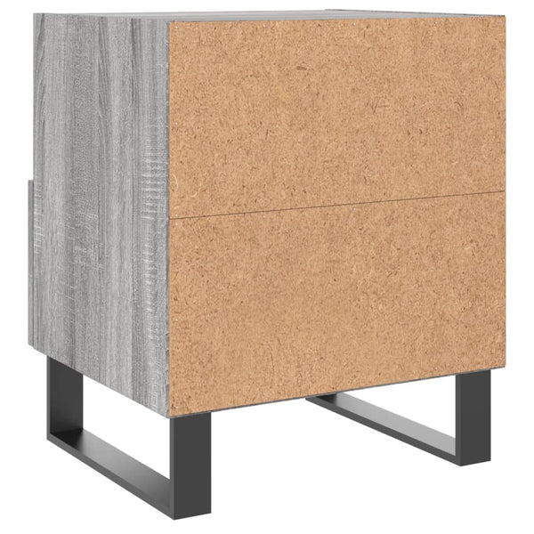 Nachtschrank Grau Toy 40x35x47,5cm (2 Stück Holz)