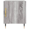 Grauer Nachttisch Signa 40x40x50cm (Holz)