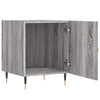 Graue Nachttische Signa 40x40x50cm (2 St. Sonoma-Holz)