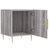 Grauer Nachttisch Penar 40x40x50cm (Holz)