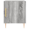 Grauer Nachttisch Penar 40x40x50cm (Holz)