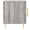 Grauer Nachttisch Penar 40x40x50cm (Holz)