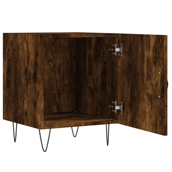 Nachttisch Panfir aus geräucherter Eiche 40x40x50cm (Holz)