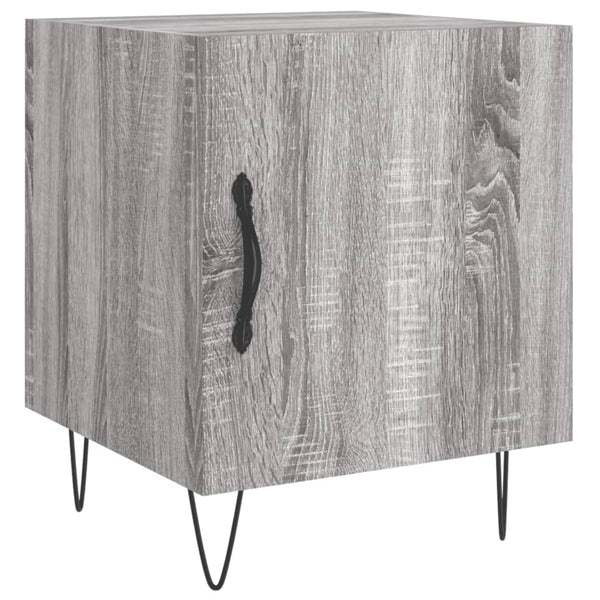 Grauer Nachttisch Panfir 40x40x50cm (Holz)