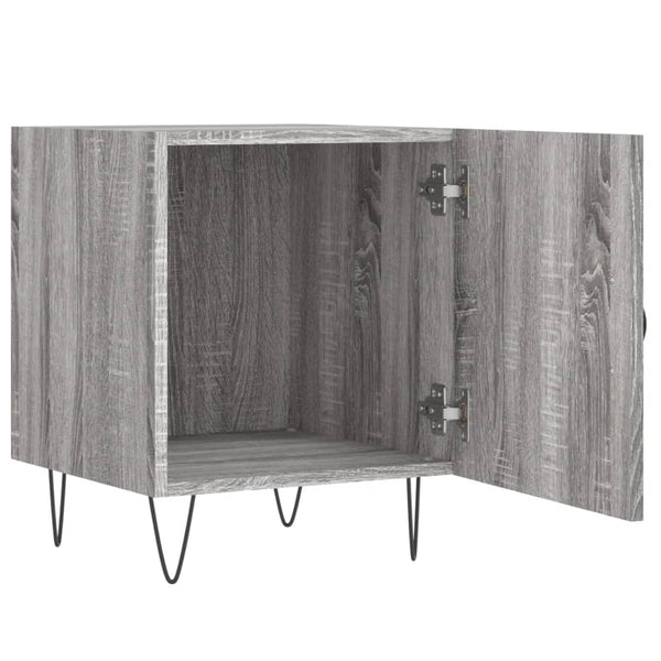 Grauer Nachttisch Panfir 40x40x50cm (Holz)