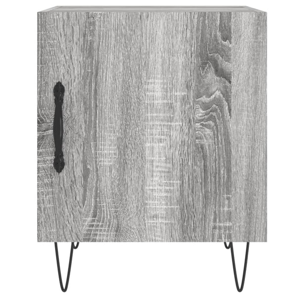 Grauer Nachttisch Panfir 40x40x50cm (Holz)