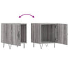 Grauer Nachttisch Panfir 40x40x50cm (Holz)
