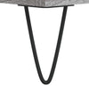 Grauer Nachttisch Panfir 40x40x50cm (Holz)