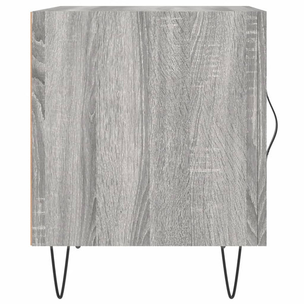 Harmaa yöpöydät Panfir 40x40x50cm (2 kpl sonoma puinen)