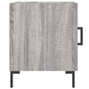 Graue Nachttische Vilhelmine 40x40x50cm (2er-Set, Sonoma, Holz)