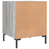 Graue Nachttische Vilhelmine 40x40x50cm (2er-Set, Sonoma, Holz)