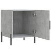 Nachttisch Beton Anthrazit Meir 40x40x50cm (Holz)