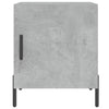 Nachttisch Beton Anthrazit Meir 40x40x50cm (Holz)