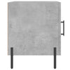 Nachttisch Beton Anthrazit Meir 40x40x50cm (Holz)