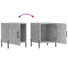 Nachttisch Beton Anthrazit Meir 40x40x50cm (Holz)