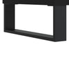 Schwarze Nachttische Burhan 40x40x50cm (2er Set Holz)