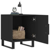 Schwarze Nachttische Burhan 40x40x50cm (2er Set Holz)