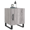 Nachttische Burhan Grau 40x40x50 cm (2er-Set, Sonoma, Holz)