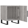 Nachttische Burhan Grau 40x40x50 cm (2er-Set, Sonoma, Holz)