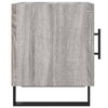 Nachttische Burhan Grau 40x40x50 cm (2er-Set, Sonoma, Holz)
