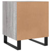 Nachttische Burhan Grau 40x40x50 cm (2er-Set, Sonoma, Holz)