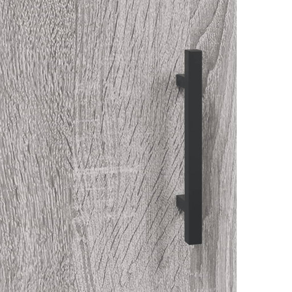 Nachttische Burhan Grau 40x40x50 cm (2er-Set, Sonoma, Holz)
