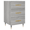 Grauer Nachttisch Collie 40x40x66cm (Holz)