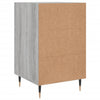 Grauer Nachttisch Collie 40x40x66cm (Holz)