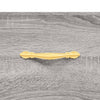 Grauer Nachttisch Collie 40x40x66cm (Holz)