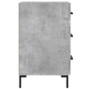 Nachttisch Lazaroiu betongrau 40x40x66cm (Holz)