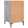 Nachttisch Lazaroiu betongrau 40x40x66cm (Holz)
