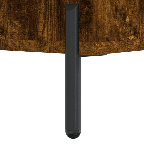 Nachttisch Izola, geräucherte Eiche, 40x40x66cm (Holz)