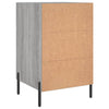 Grauer Nachttisch Izola 40x40x66cm (Holz)