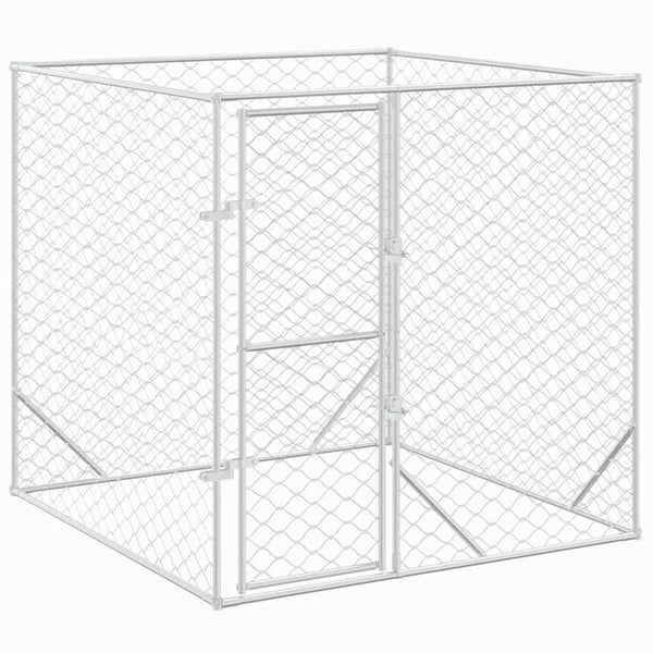 Hopea koiran ulkohäkki Finii 2x2x2 m (galvanoitu teräs)