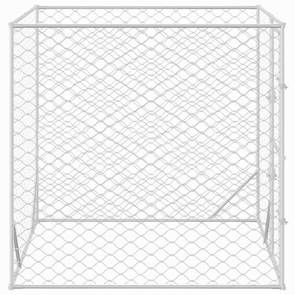 Hopea koiran ulkohäkki Finii 2x2x2 m (galvanoitu teräs)