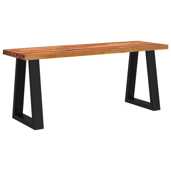 Sitzbank mit lebenden Kanten Muscel 110cm (Akazie)