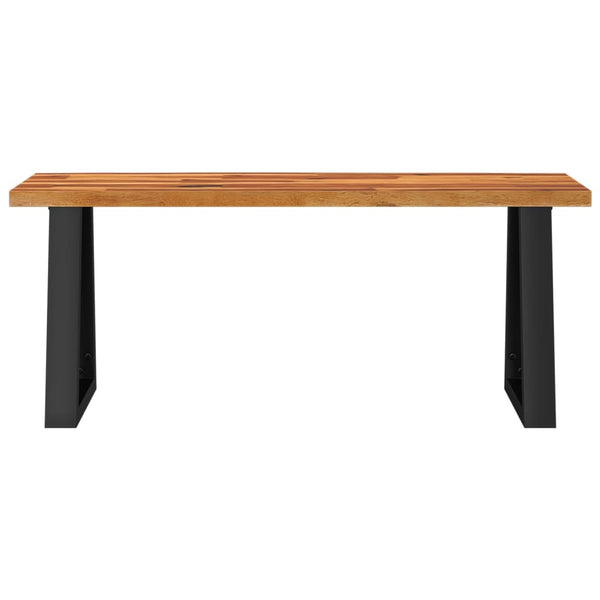 Sitzbank mit lebenden Kanten Muscel 110cm (Akazie)