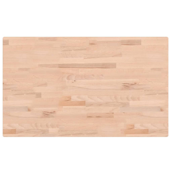 Hölzerne Tischplatte Dumitrila 100x60x2,5cm (rechteckig Buche)