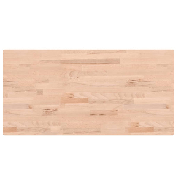 Tischplatte Dumitrila 100x50x4cm (rechteckig Buche)