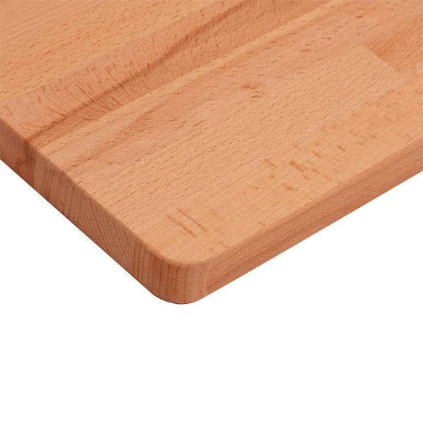 Tischplatte Dumitrila 100x60x2,5cm (rechteckig Buche)