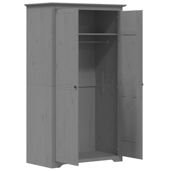 Harmaa vaatekaappi bodo Scutelnicu 99x53,5x173cm (mänty)