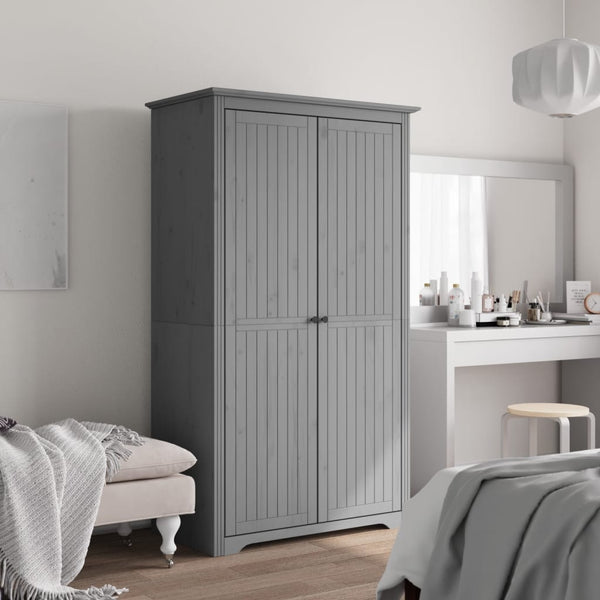 Harmaa vaatekaappi bodo Scutelnicu 99x53,5x173cm (mänty)