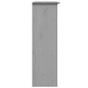 Grauer Vitrinenschrank Bodo Columb (Kiefer)