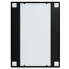 Schwarze Wandspiegel Puggioli 80x60cm (2 Stück Metall)